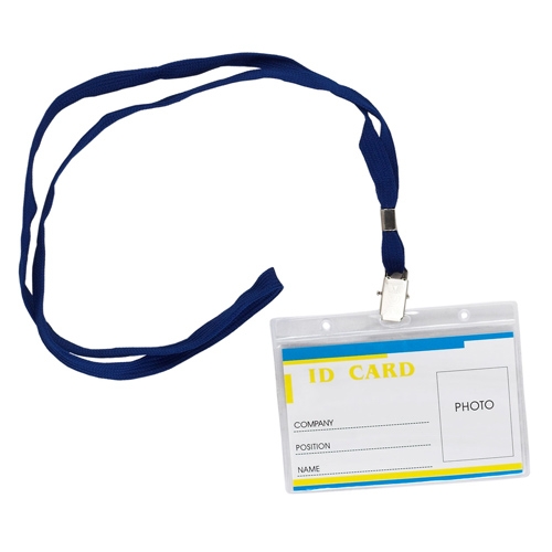 Бейдж із шнурком 110х80мм (50 шт./пак.) - Фото 1