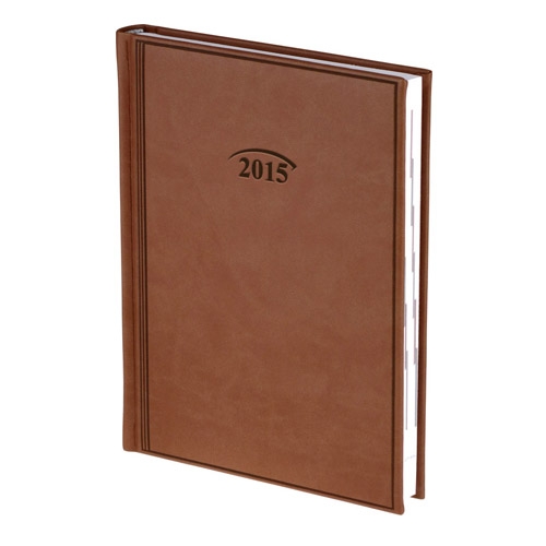 Ежедневник 2015 Стандарт Torino слп/т коричневый - Фото 1