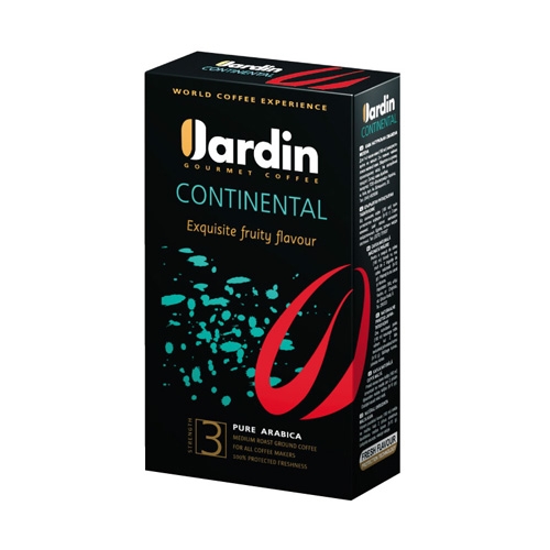 Кофе молотый JARDIN Continental 250 г вакуум - Фото 1