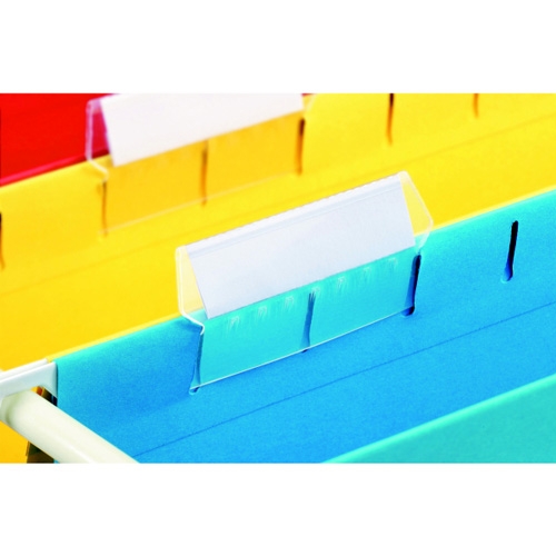 Идентификаторы д/подвесных папок Falken прозр. (50 шт./уп.) - Фото 1