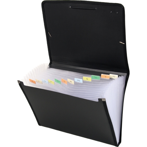 Папка на 12 отделений А4 Axent на резинках 1504-01 - Фото 1