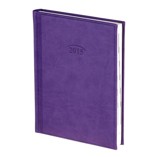 Ежедневник 2015 Стандарт Torino слп/т фиолетовый - Фото 1