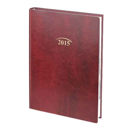 Ежедневник 2015 Стандарт Flex з/т бордовый - Фото 1