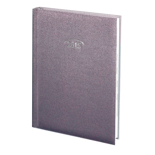 Ежедневник 2015 Стандарт Diamond срб/т серо-фиол - Фото 1