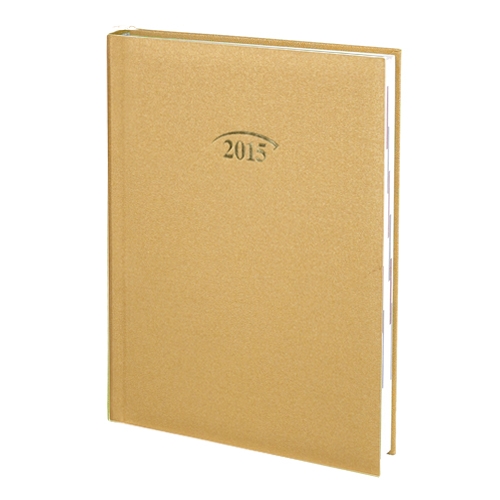 Ежедневник 2015 Стандарт Diamond з/т золотой - Фото 1