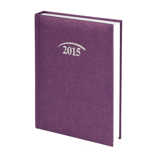 Ежедневник 2015 карман. Diamond срб/т фиолетовый - Фото 1