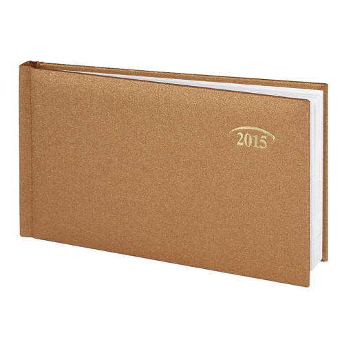 Еженедельник 2015 карман. Diamond з/т медный - Фото 1