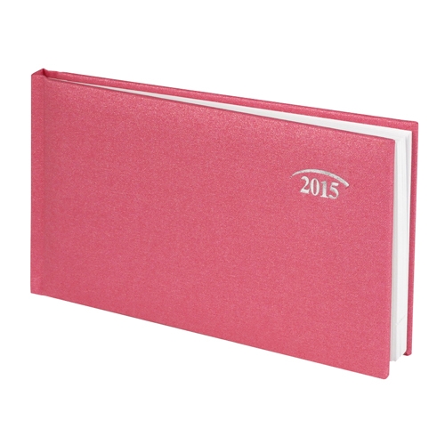 Еженедельник 2015 карман. Diamond срб/т розовый - Фото 1
