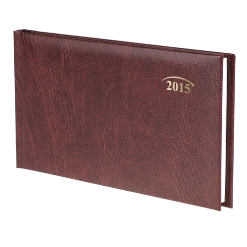 Еженедельник 2015 карман. Miradur з/т бордовый - Фото 1