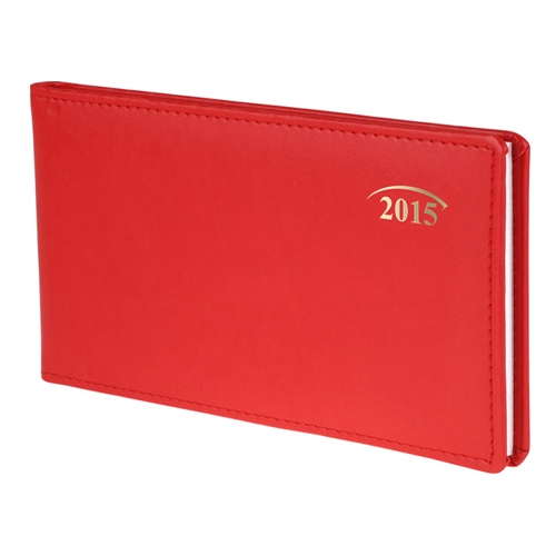 Еженедельник 2015 карман. Soft з/т красный - Фото 1