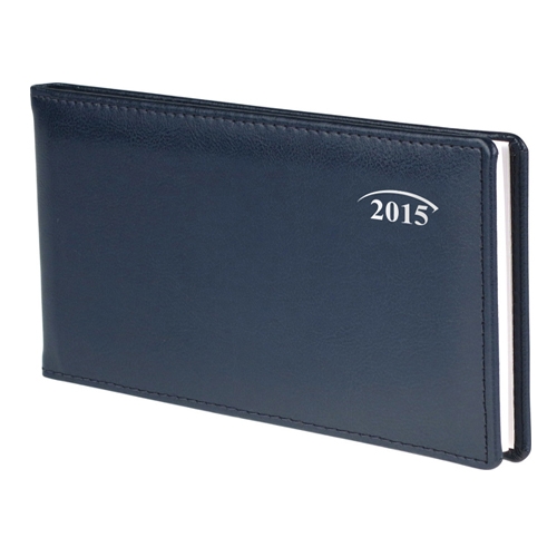 Еженедельник 2015 карман. Soft срб/т синий - Фото 1