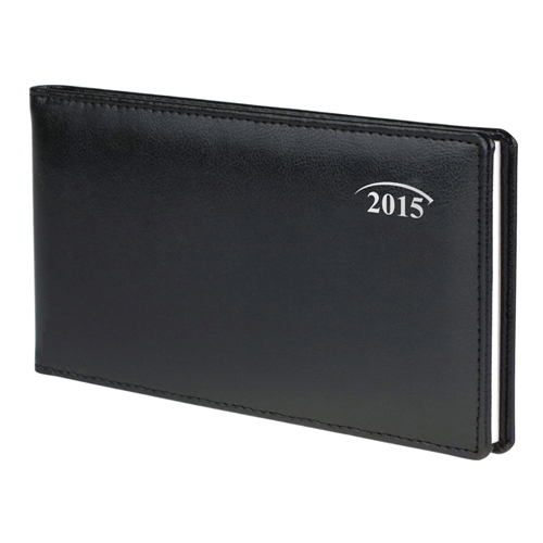 Еженедельник 2015 карман. Soft срб/т черный - Фото 1