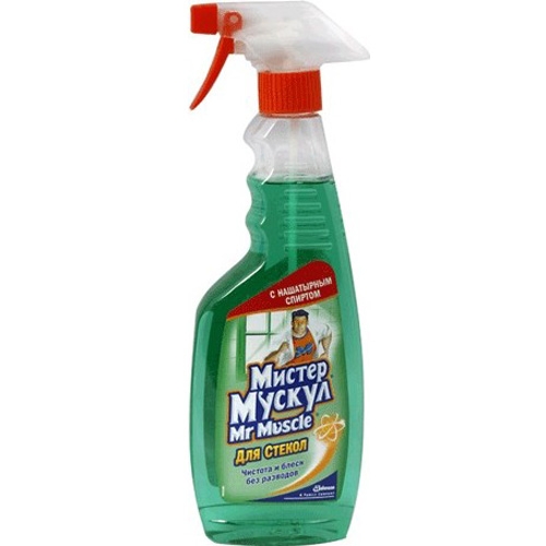 Засіб для миття скла з розп. синій Містер Мускул 500мл в асорт. - Фото 1