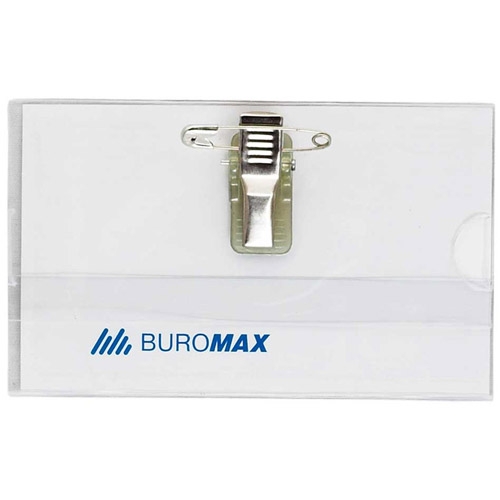 Бейдж на булавці 90*55мм (50шт./пак.) - Фото 1