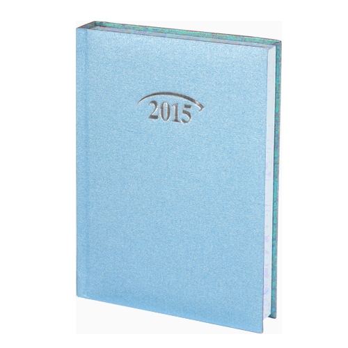 Ежедневник 2015 карман. Diamond срб/т голубой - Фото 1