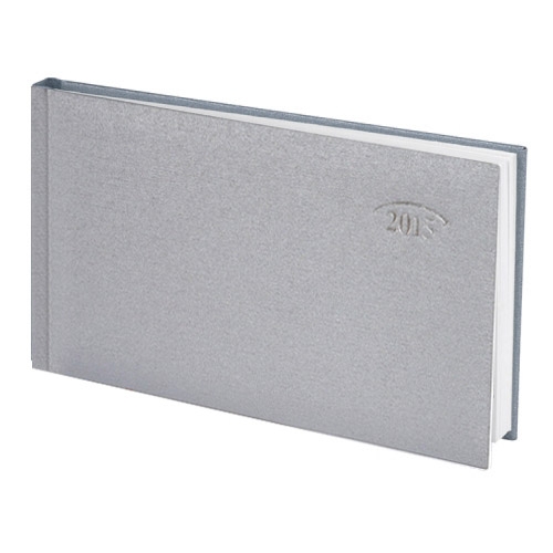 Еженедельник 2015 карман. Diamond срб/т серебристый - Фото 1
