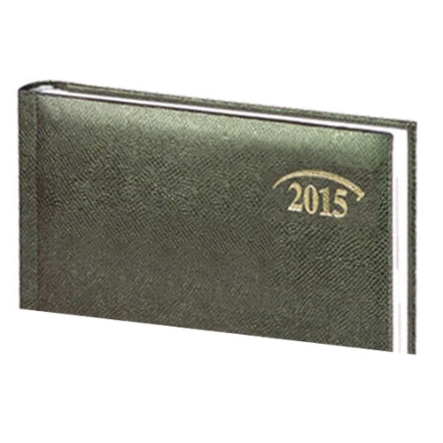 Еженедельник 2015 карман. Lizard з/т зеленый - Фото 1