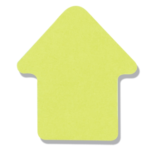 Клейкий папір д/запису СТРІЛКА 50л неон асорті Buromax - Фото 1