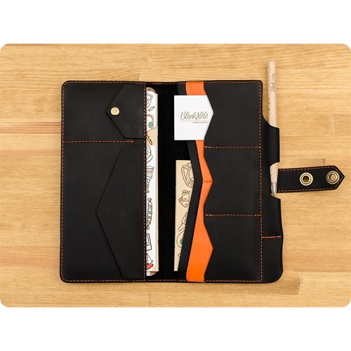 Тревел-кейс Графіт-апельсин - Фото 2