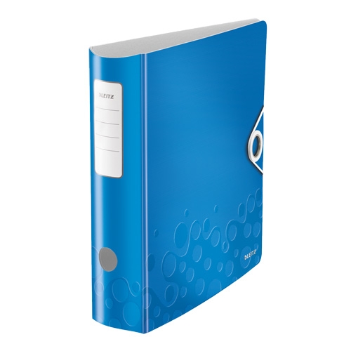 Папка-реєстратор Leitz Active WOW 180° 7,5см А4 синій металік - Фото 1