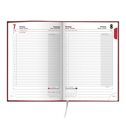 Щоденник 2016 Стандарт Shine з/т червоний - Фото 2
