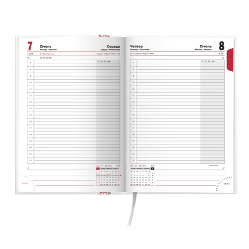 Щоденник 2016 Стандарт Графо білий, укр. орнамент 2 - Фото 1