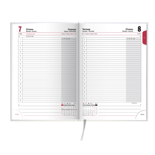 Щоденник 2016 Стандарт Miradur б/т білий - Фото 2