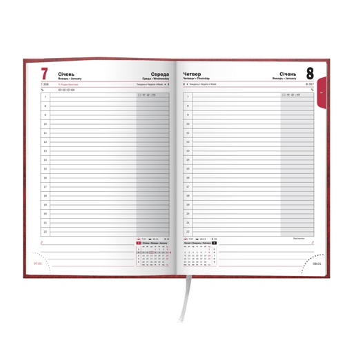 Щоденник 2016 Стандарт Miradur з/т червоний - Фото 2