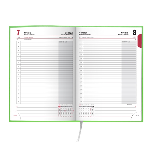 Щоденник 2016 Стандарт Miradur з/т яскраво -зелений - Фото 2