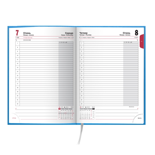 Щоденник 2016 Стандарт Miradur срб/т блакитний - Фото 2