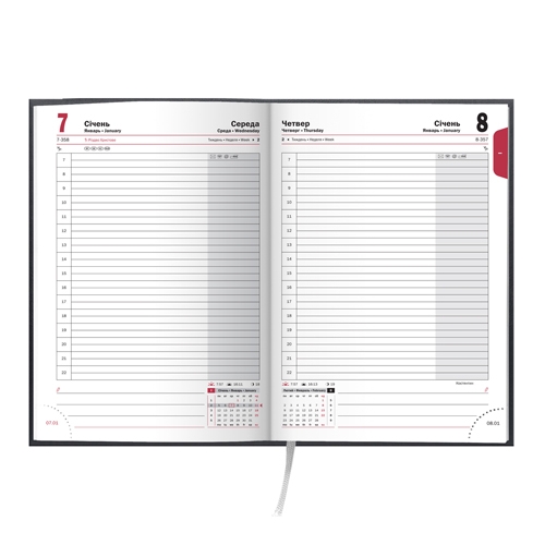 Щоденник 2016 Стандарт Miradur срб/т чорний - Фото 2