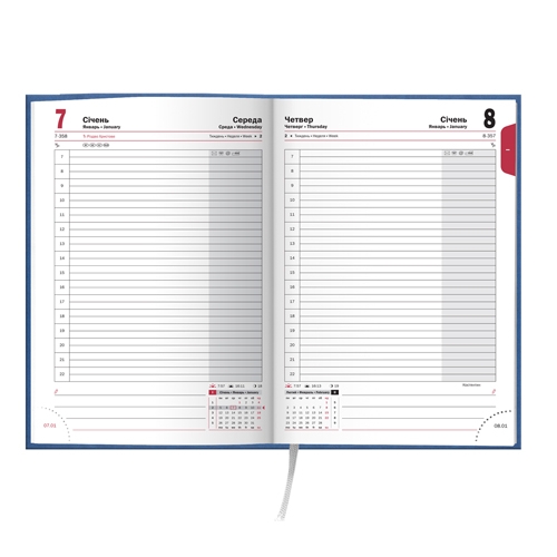 Щоденник 2016 Стандарт Torino слп/т синій - Фото 2