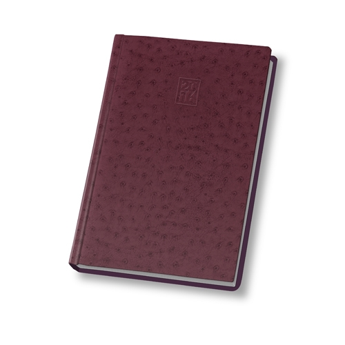 Щоденник 2016 Стандарт OSTRICH слп/т бордовий - Фото 1