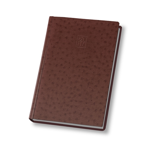 Щоденник 2016 Стандарт OSTRICH слп/т темно-коричневий - Фото 1
