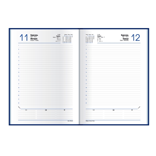 Щоденник 2016 Стандарт CAPYS слп/т синій - Фото 1