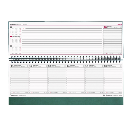 Планiнг 2018 Torino слп/т зелений - Фото 1