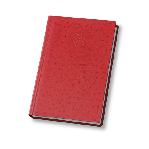 Щоденник 2016 Стандарт OSTRICH слп/т червоний - Фото 1