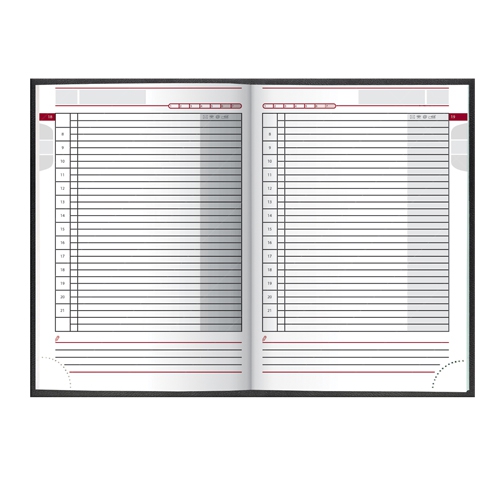 Щоденник недат. Агенда mini Torino чорний - Фото 2