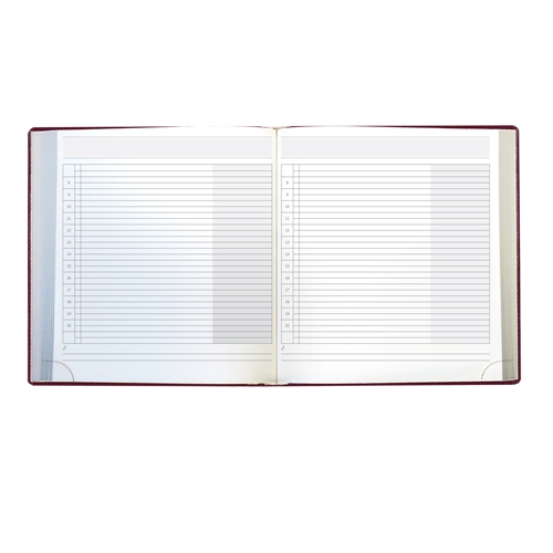 Щоденник недат. Квадро Soft бордо - Фото 1