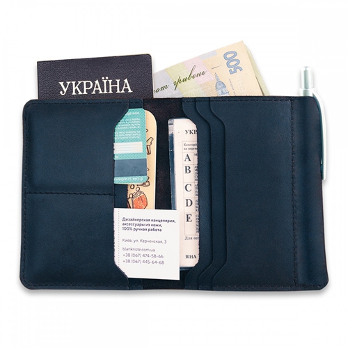 Портмоне Синій сапфір - Фото 2