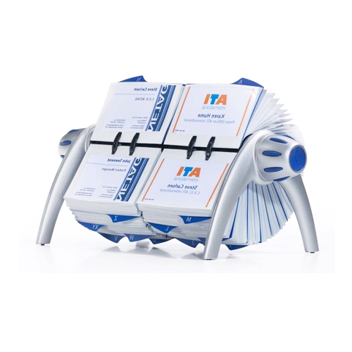 Візитниця-картотека настільна Durable 600 візиток стал. - Фото 1