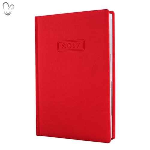 Щоденник 2017 Стандарт VIVELLA слп/т червоний - Фото 1