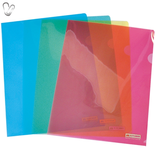 Папка-куточок пласт А4 асорті Buromax - Фото 1