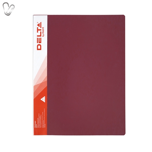 Папка пласт. з притиском червона Delta D1321-04 - Фото 1