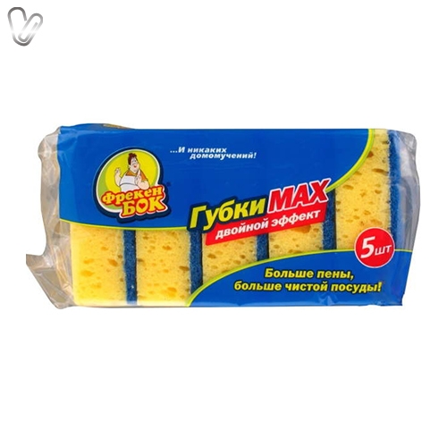 Губка кухона МAX ФБ (5шт./пак.) - Фото 1