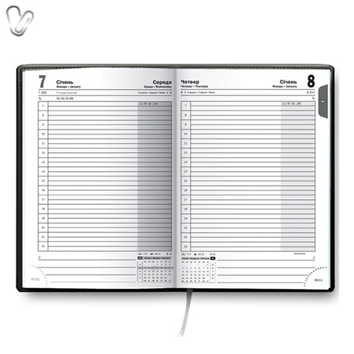 Щоденник 2018 Стандарт Soft срб/т синiй - Фото 2