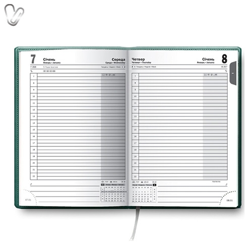 Щоденник 2018 Стандарт Soft з/т зелений - Фото 2