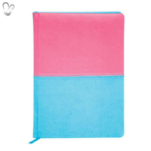 Щоденник 2018 Стандарт Quattro б/т рожевий+бірюзовий - Фото 1