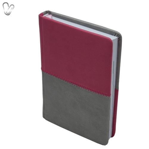 Щоденник 2018 Стандарт Quattro б/т рожевий+сірий - Фото 2