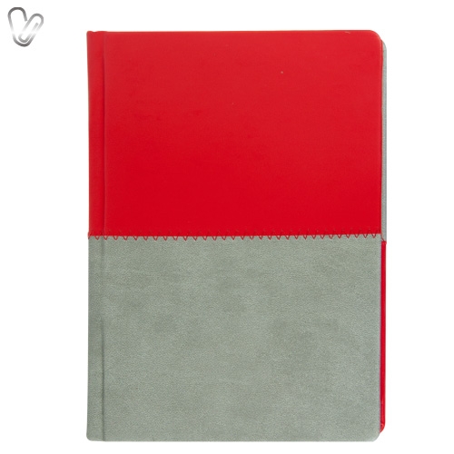 Щоденник 2019 Стандарт Quattro б/т червоний+сірий - Фото 1